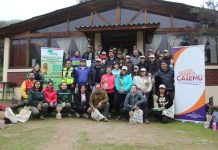 Conaf enseña a 30 docentes de Catemu técnicas para prevenir y mitigar incendios forestales