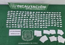 CERCA DE 200 DOSIS DE PASTA BASE SON IN CAUTADAS EN ALLANAMIENTO EFECTUADO EN LA CÁRCEL DE VALPARAÍSO