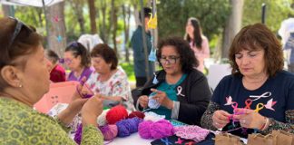 Con feria de salud “Tejiendo Conciencia” Los Andes se une al mes de la prevención de cáncer de mama