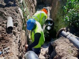 Esval: un 85% de avance en obras de renovación de redes de agua potable en San Esteban