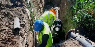 Esval: un 85% de avance en obras de renovación de redes de agua potable en San Esteban