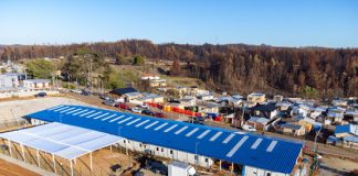 Desafío Levantemos Chile, Banco de Chile y la comunidad de Punta de Parra inauguran escuela modular que permitirá a sus niños iniciar su año escolar