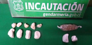 GENDARMES DE LOS ANDES INCAUTAN DROGAS DURANTE VISITA A LA POBLACIÓN PENAL