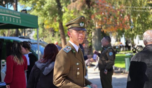 OFICINA DE POSTULACIONES DE CARABINEROS REALIZÓ “EXPO PREVENTIVA” EN PLAZA DE ARMAS DE SAN FELIPE
