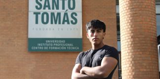 Estudiante de Santo Tomás Viña del Mar representa a Chile en Campeonato Sudamericano de Lucha de Brazos en Argentina