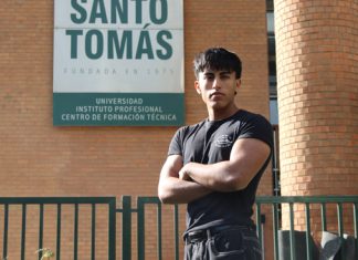Estudiante de Santo Tomás Viña del Mar representa a Chile en Campeonato Sudamericano de Lucha de Brazos en Argentina