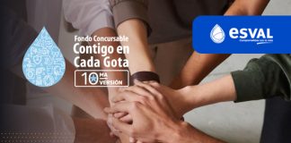 Esval extiende hasta el 4 de octubre las postulaciones a su Fondo Concursable “Contigo en Cada Gota”