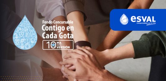 Esval extiende hasta el 4 de octubre las postulaciones a su Fondo Concursable “Contigo en Cada Gota”